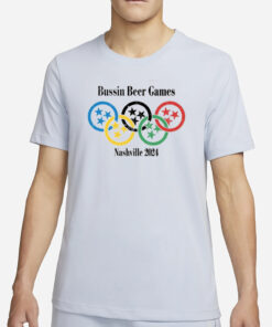 Jerry West Bussin Beer Games Nashville 2024 T-Shirt1