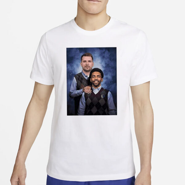 Luka Doncic Kyrie Irving Step Brothers T-Shirt4