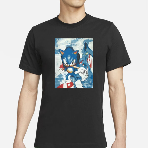 Mamono World The Sonic Big Drip T-Shirt