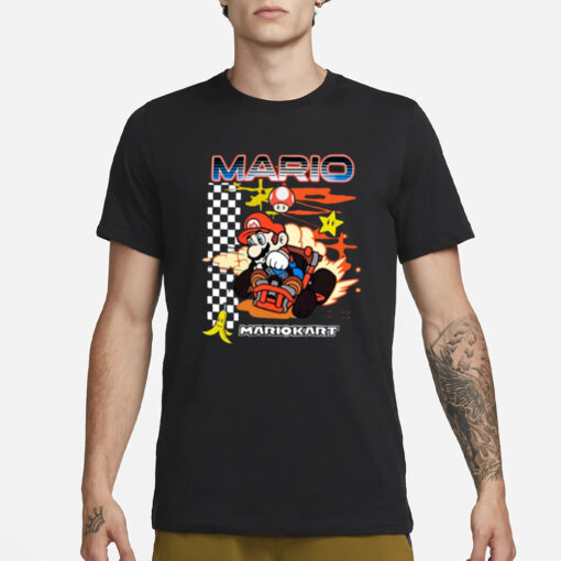 Mario Kart Racing Finish Line T-Shirt1