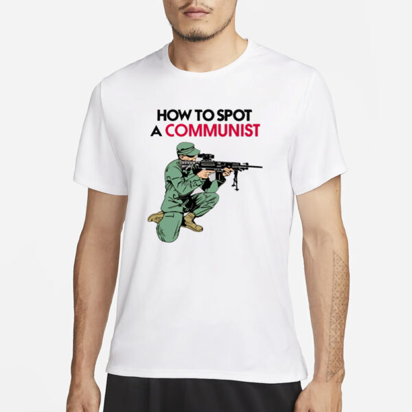 Matt Maddock Wearing How To Spot A Communist t Shirt1