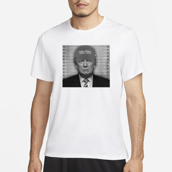 Melonie Mac Trump Mugshot Make America Great Again T-Shirt4