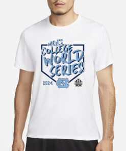 North Carolina Tar Heels Fanatics 2024 Ncaa Men’s Baseball College World Series Swing Away T-Shirt3