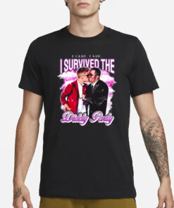 Notsafeforwear I Survived the Diddy Party T-Shirt3
