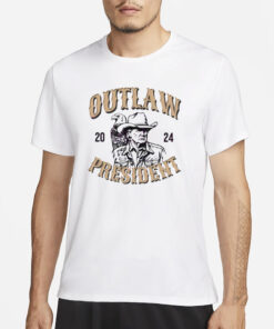 Outlaw President 2024 Trump Eagle T-Shirt1