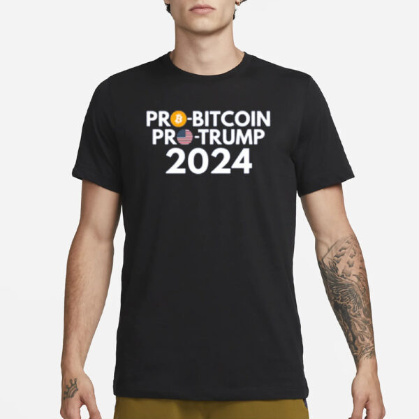 Pro-Bitcoin Pro-Trump 2024 T-Shirt1