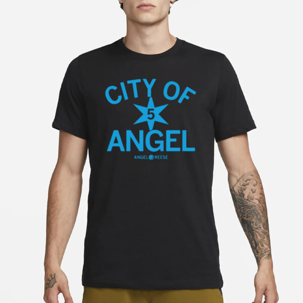 Raygunsite City Of Angel 5 Star Angel Reese T-Shirt1