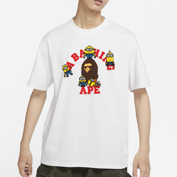 Sapnap Bape X Minions College T-Shirt