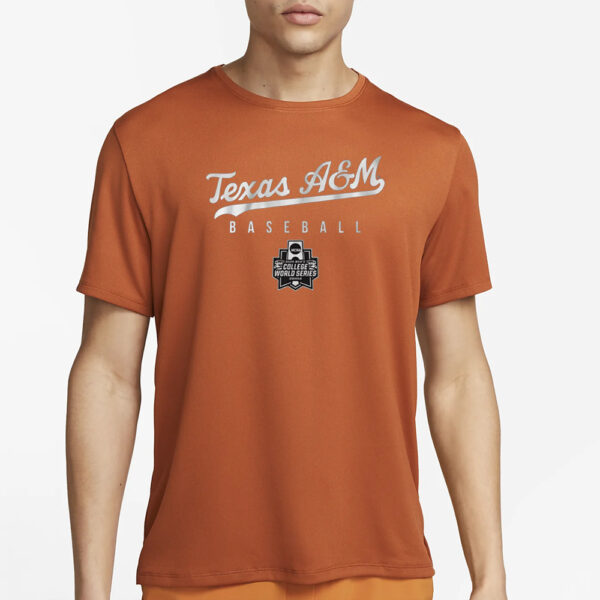 TEXAS A&M BASEBALL 2024 COLLEGE WORLD SERIES T-SHIRT