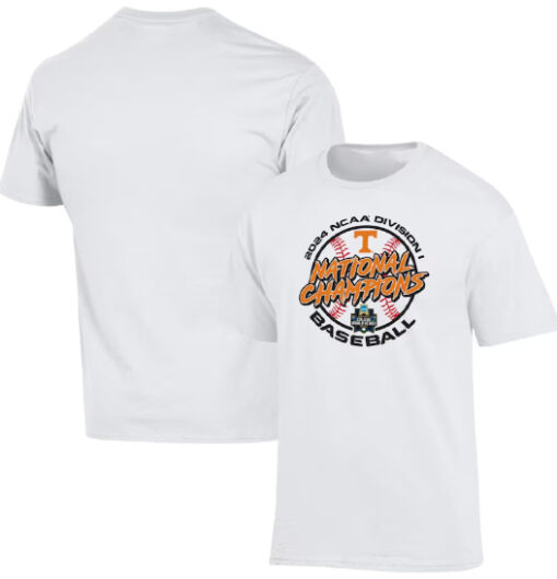 Tennessee Volunteers 2024 NCAA Men's Baseball College World Series Champions T-Shirt