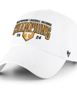 Tennessee Volunteers '47 2024 NCAA Men’s Baseball College World Series Champions Clean Up Adjustable Hat