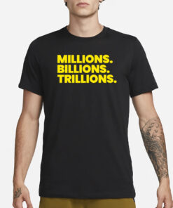 Travis Malloy Wearing Millions Billions Trillions T-Shirt1