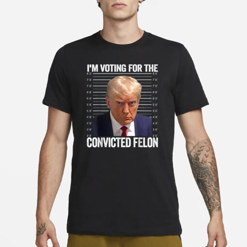 I'M Voting For The Convicted_Felon Funny Pro Trump 2024 T-Shirt5