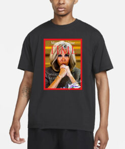 Official Candace Owens Wearing Brigitte Macron Man Of The Year Time T-Shirt6